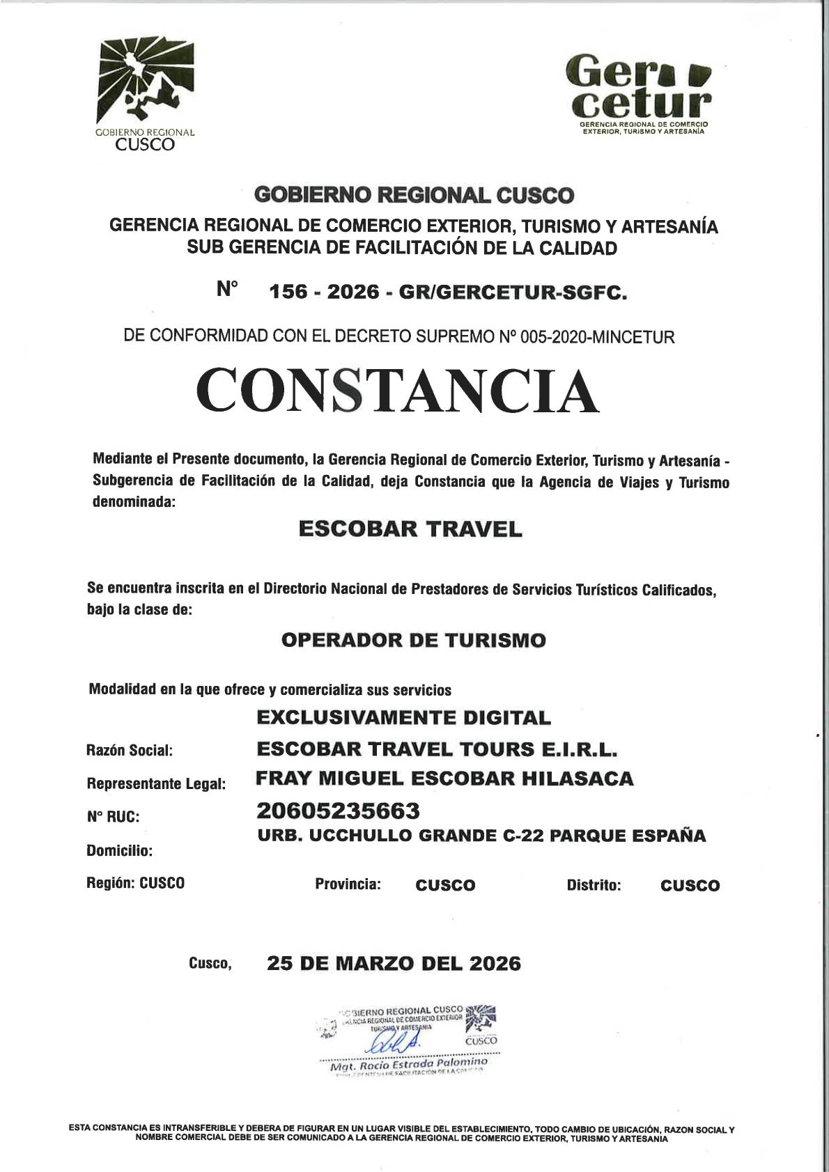 licencia escobat